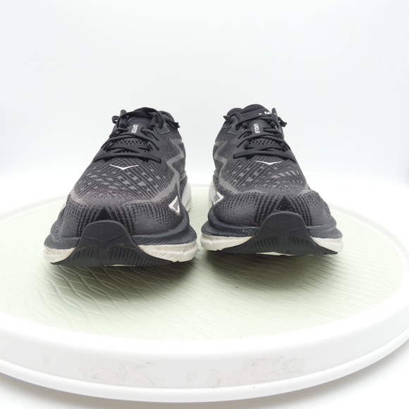 Hoka Clifton 9 Mens 12.5 D Black White Running Shoes Sneakers 1127895 BWHT main image 8